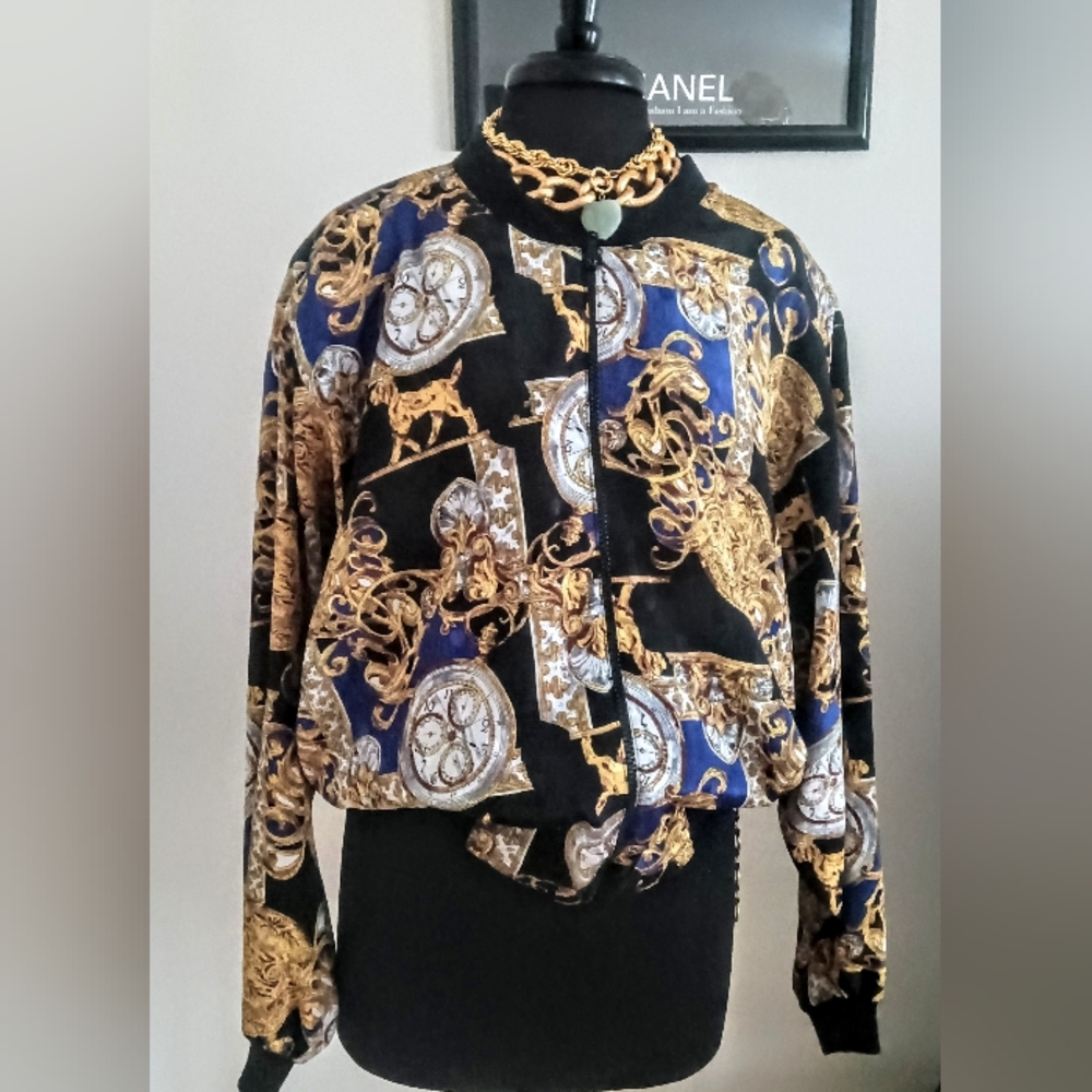 Vintage 1990's PAPELL TOO Bomber Jacket